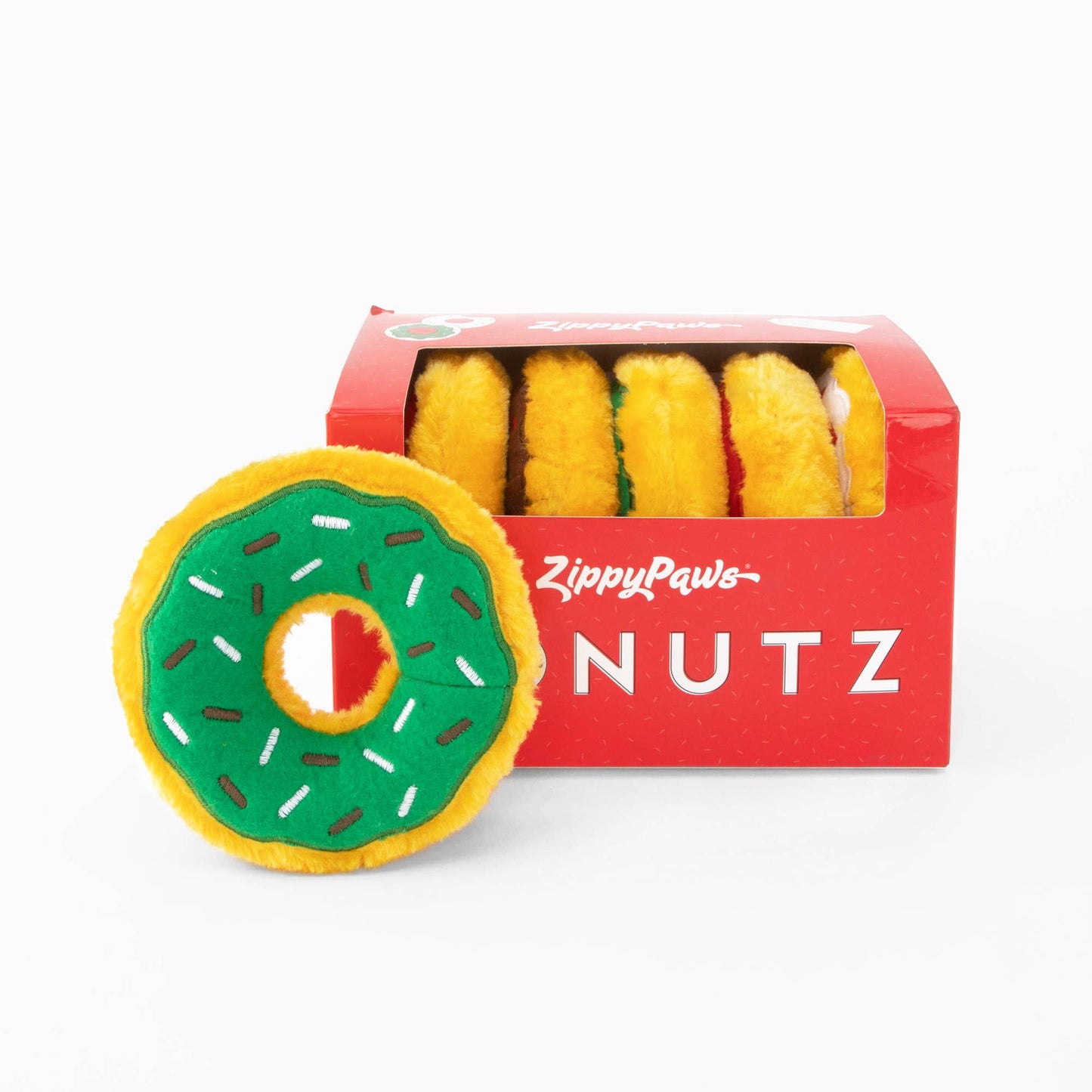 Holiday Mini Donutz - Gift Box (6-pack) - Christmas Dog Toy