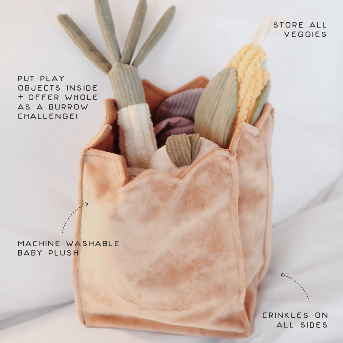 FARMER'S MARKET SET // ENRICHMENT TOY SET// SNUFFLE TOY