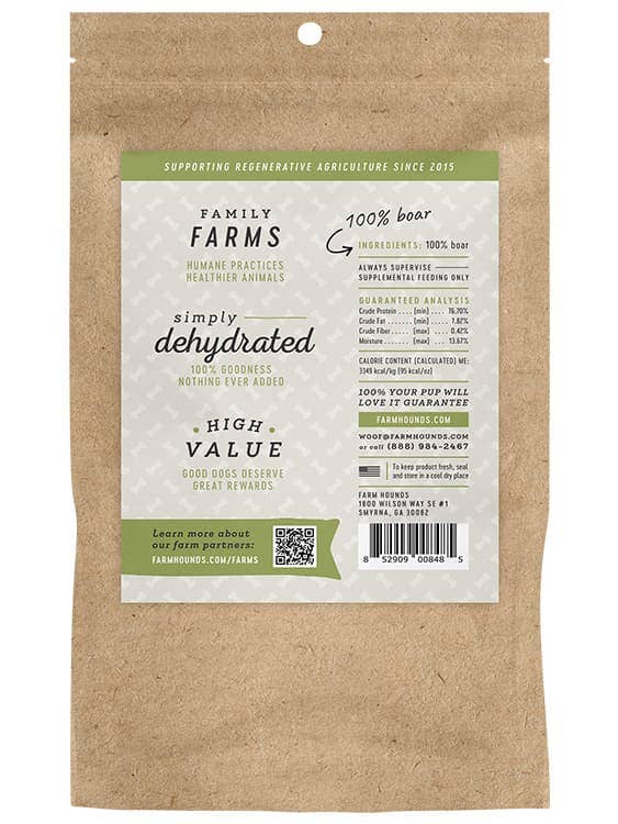 Boar Trainer Treats - All-Natural - 4.5oz
