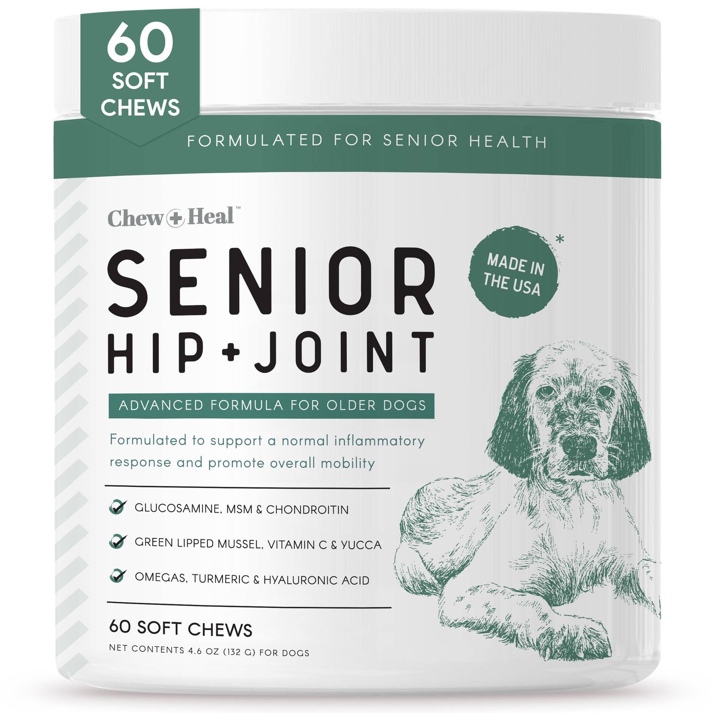Senior Advanced Hip and Joint Soft Chews - Upgraded Formula
