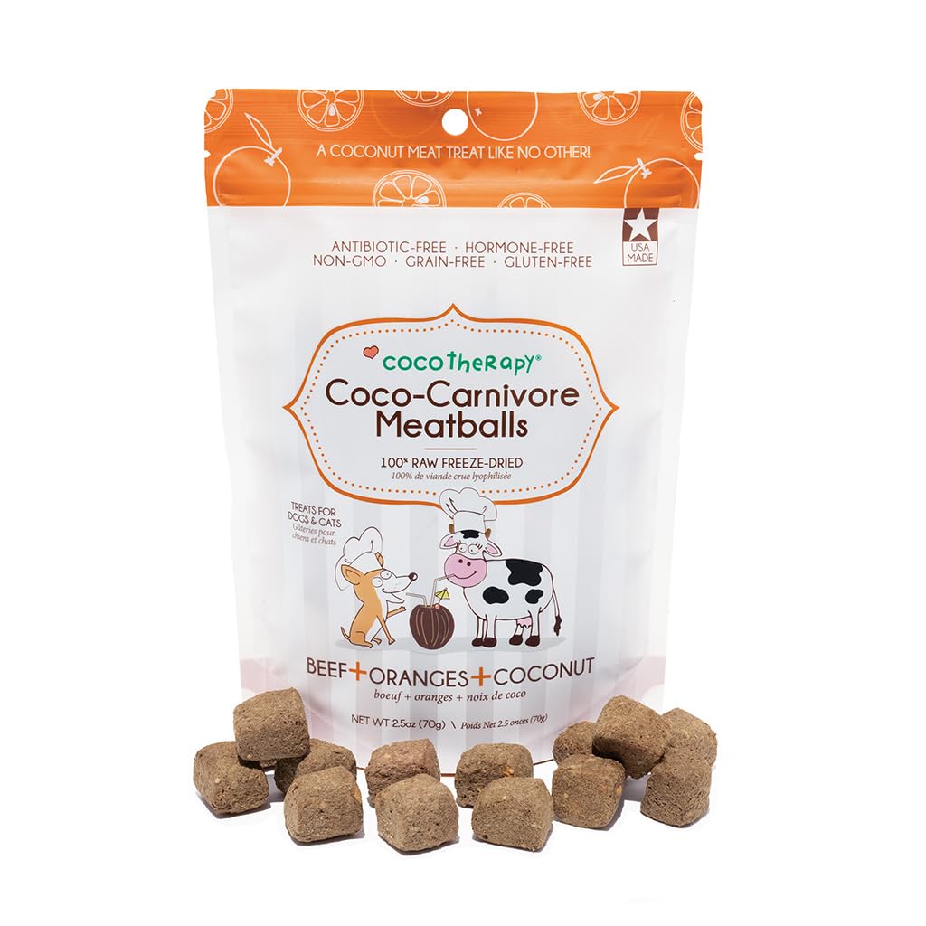 CocoTherapy Coco-Carnivore Meatballs 2.5 oz. (Turkey)