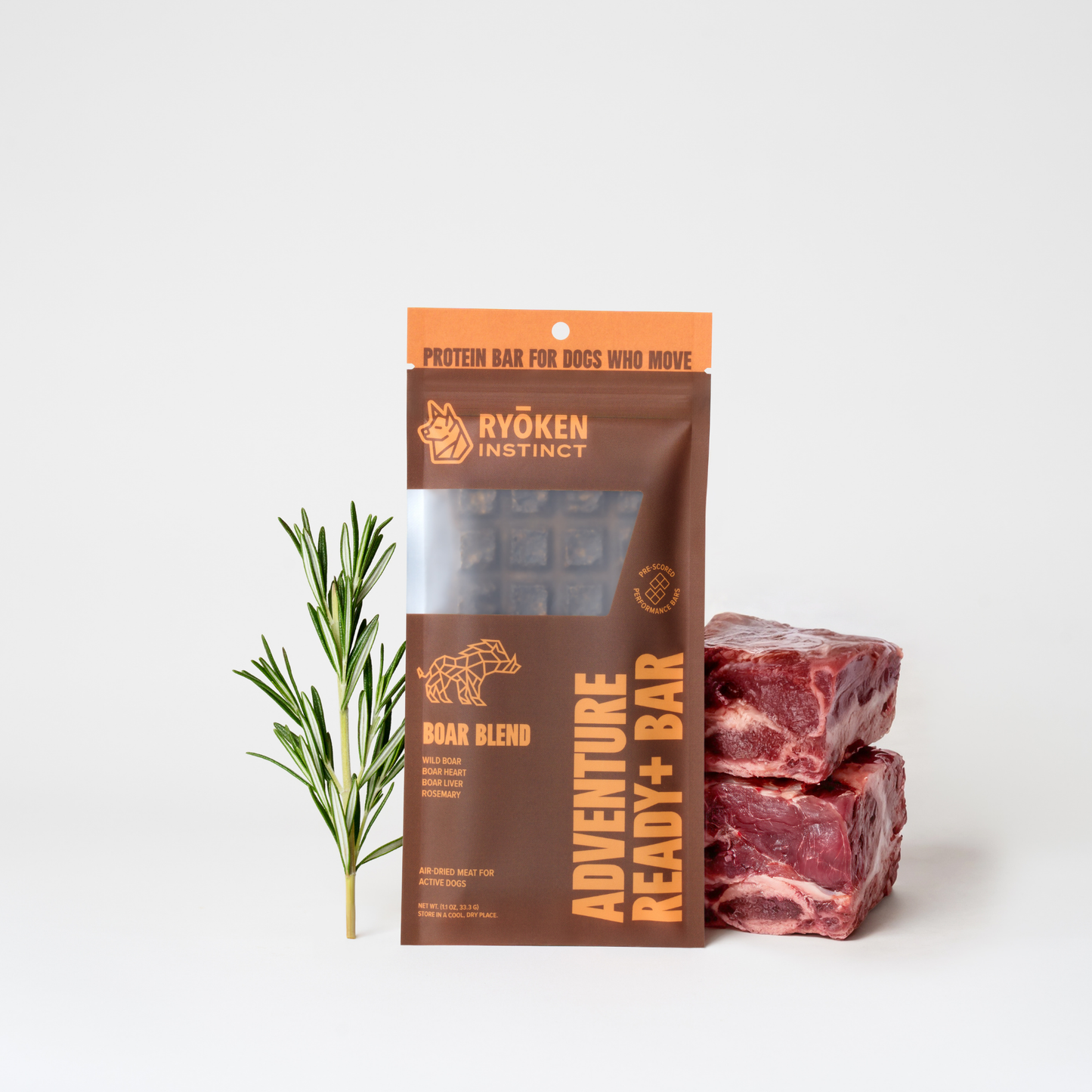 Boar Treat & Snack Bar for Active Dogs - Energy & Recovery