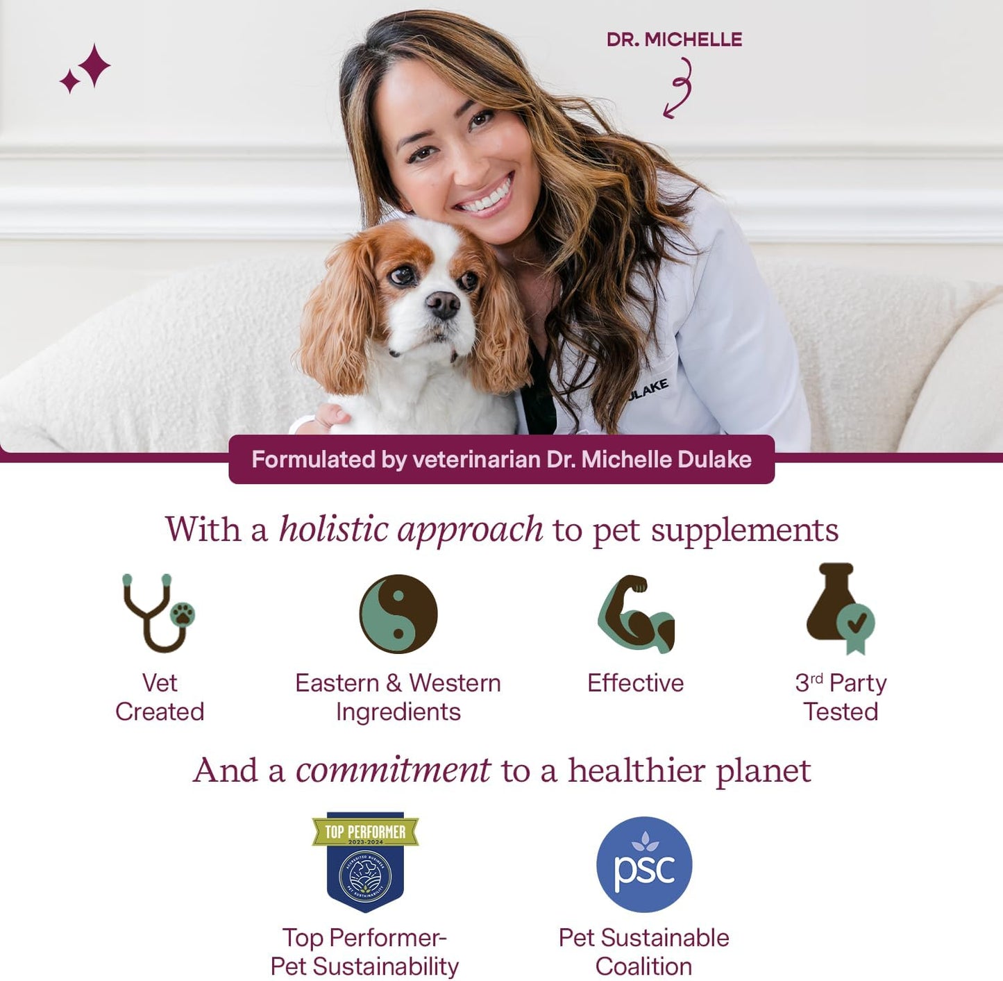 Fera Pet Organics Bladder Cranberry Supplement for Dogs & Cats - Vet Created - Kidney & Urinary - D-Mannose - Cranberry, Stinging Nettle - 60 Scoops