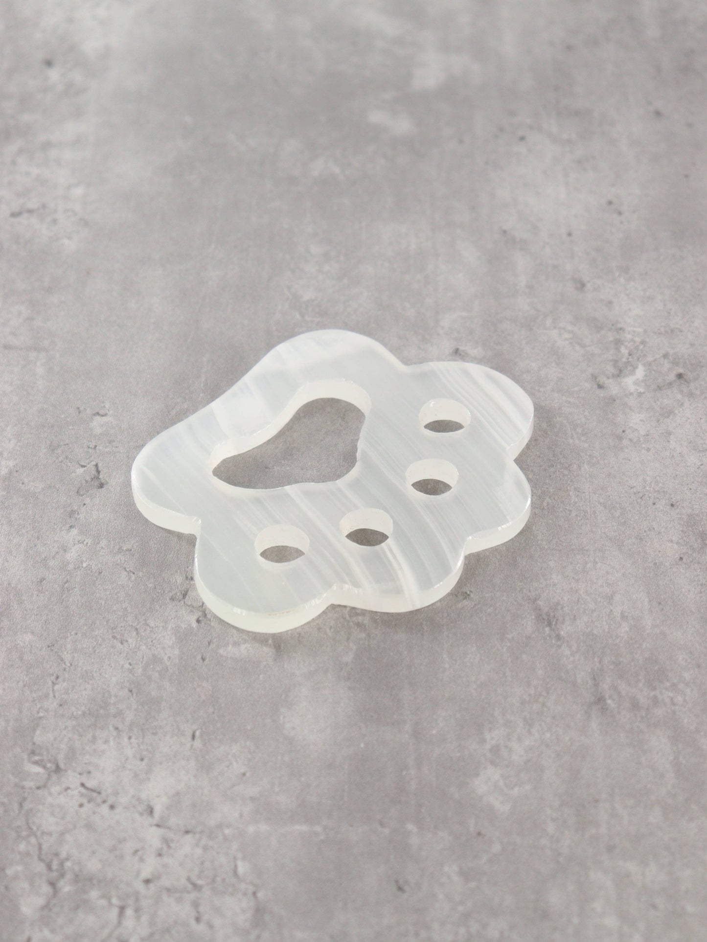 White Onyx Paw Carvings