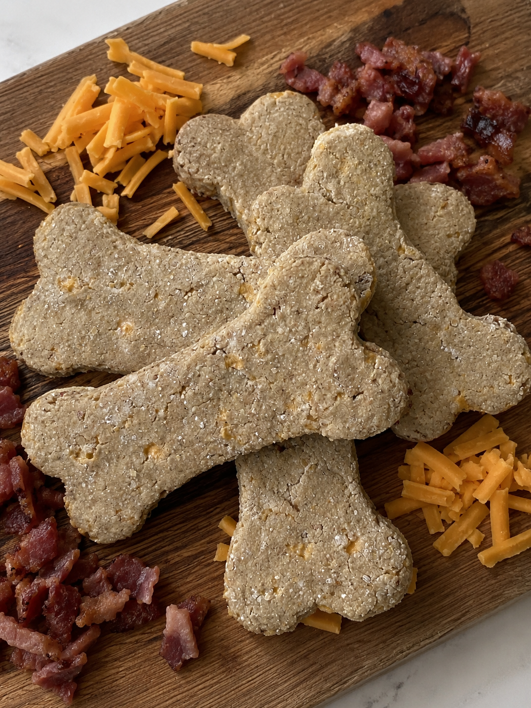 Cheesy Bacon Dog Treats - All Natural - Crunchy