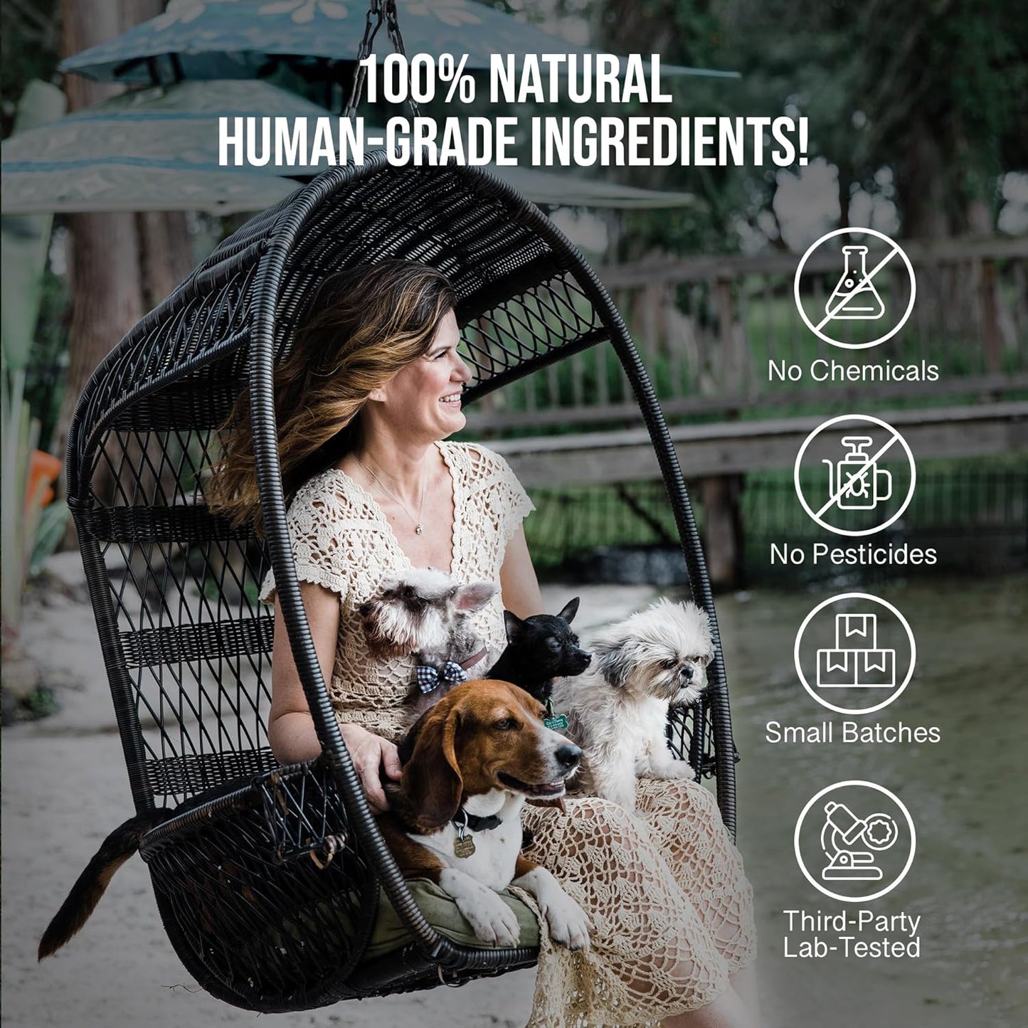 Calm - Hemp Oil for Dogs - Balanced Mood & Behavior - Soothe Nervous, Jumpy, Overly-Reactive Canines - 100% Natural Calming Drops