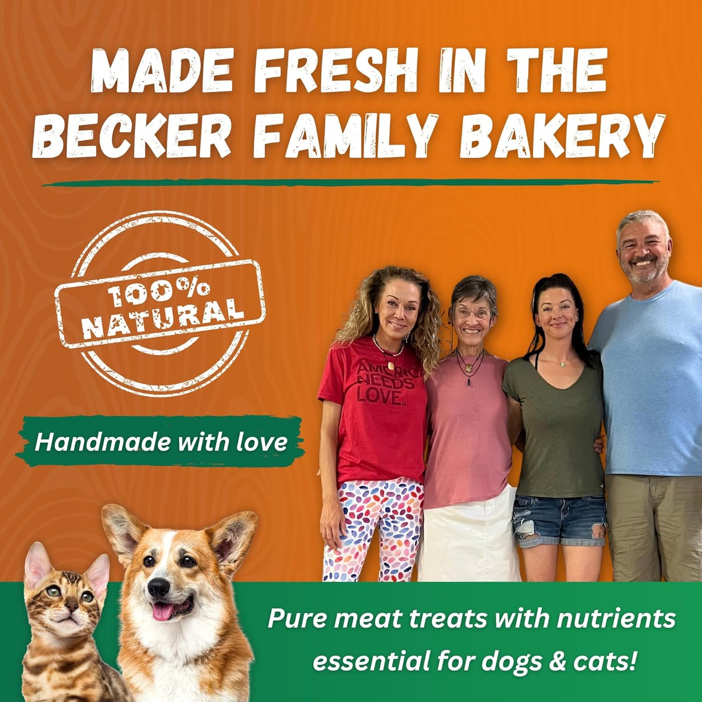 Dr. Becker's Venison Bites | 100% Pure Meat Protein | Grain Free Liver Training Treats for Dogs & Cats, 5 oz