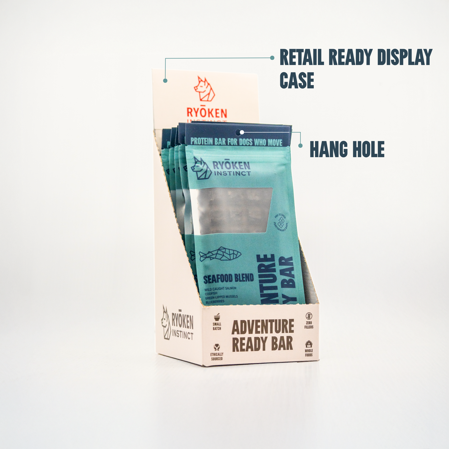 Seafood Treat & Snack Bar for Active Dogs -Energy & Recovery