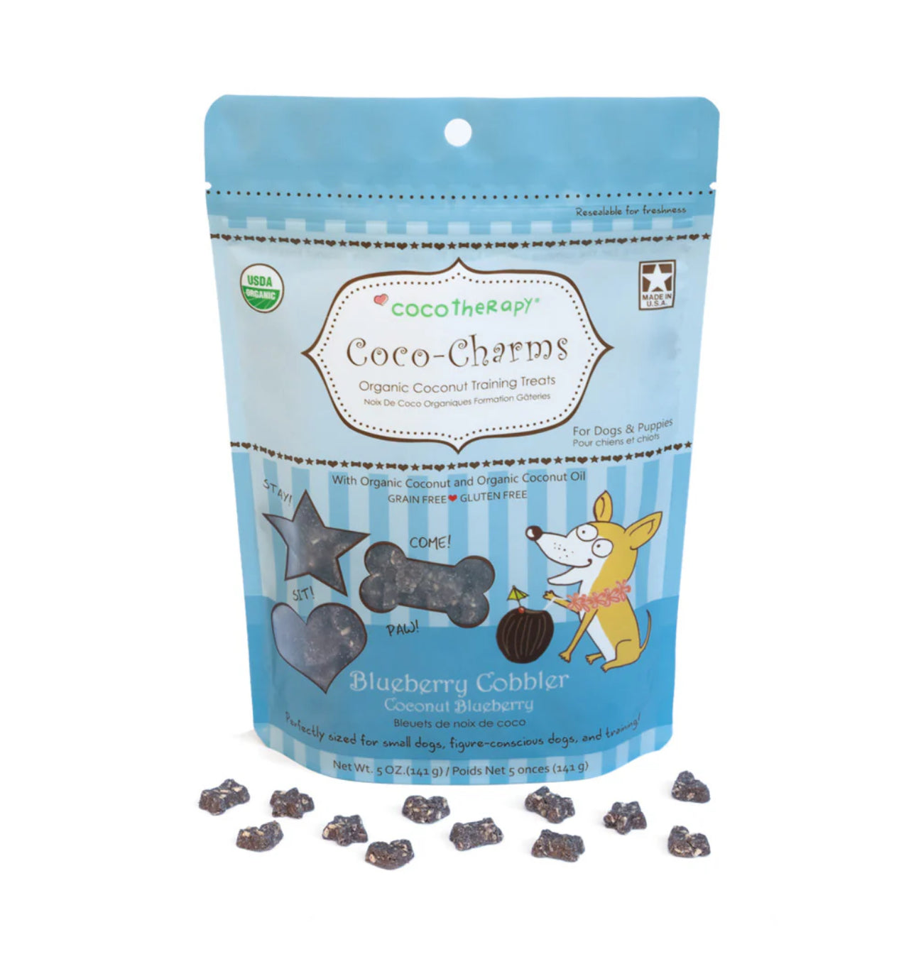 Coco-Charms Training Treats Blueberry Cobbler