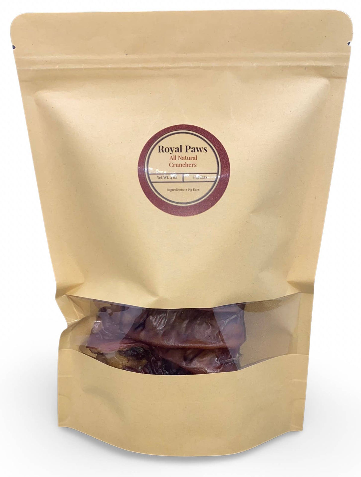 Dehydrated Georgia Pig Ears Dog Treats, 2-Pack