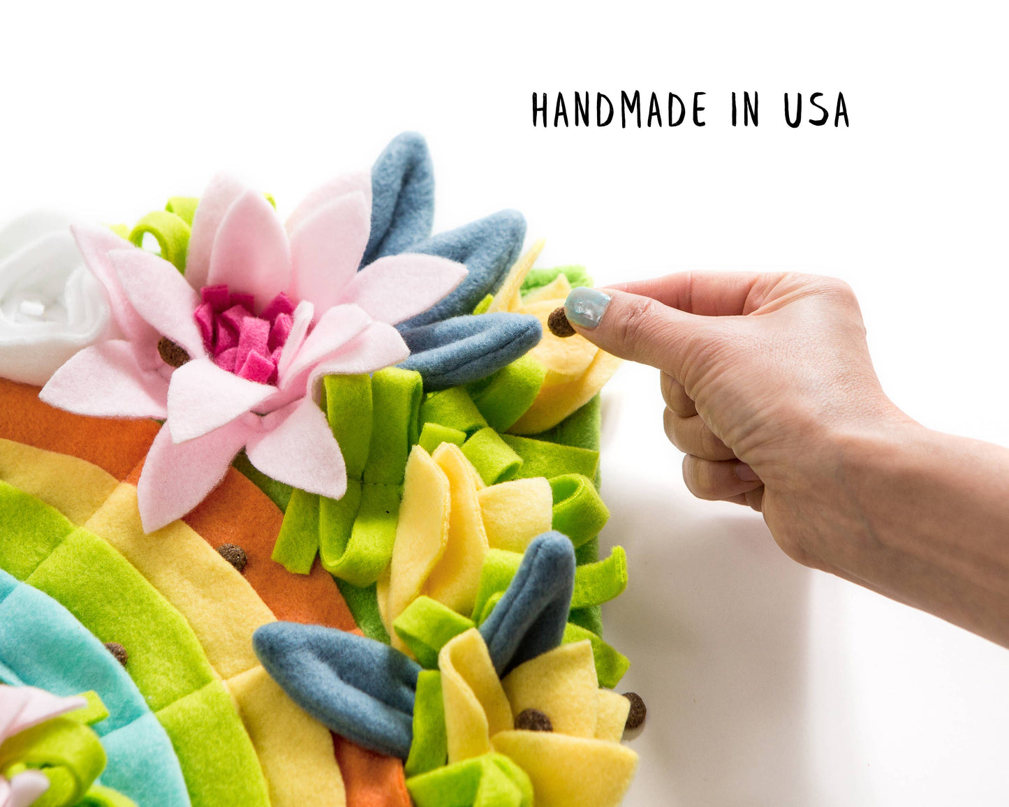 Flower Garden Snuffle Mat-Handmade in USA