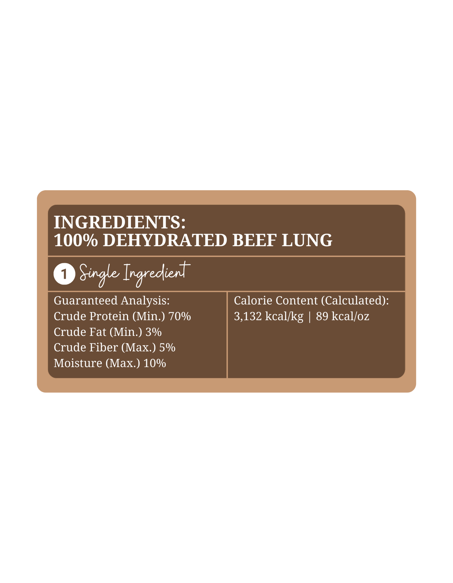 Beef Lung | 4 oz