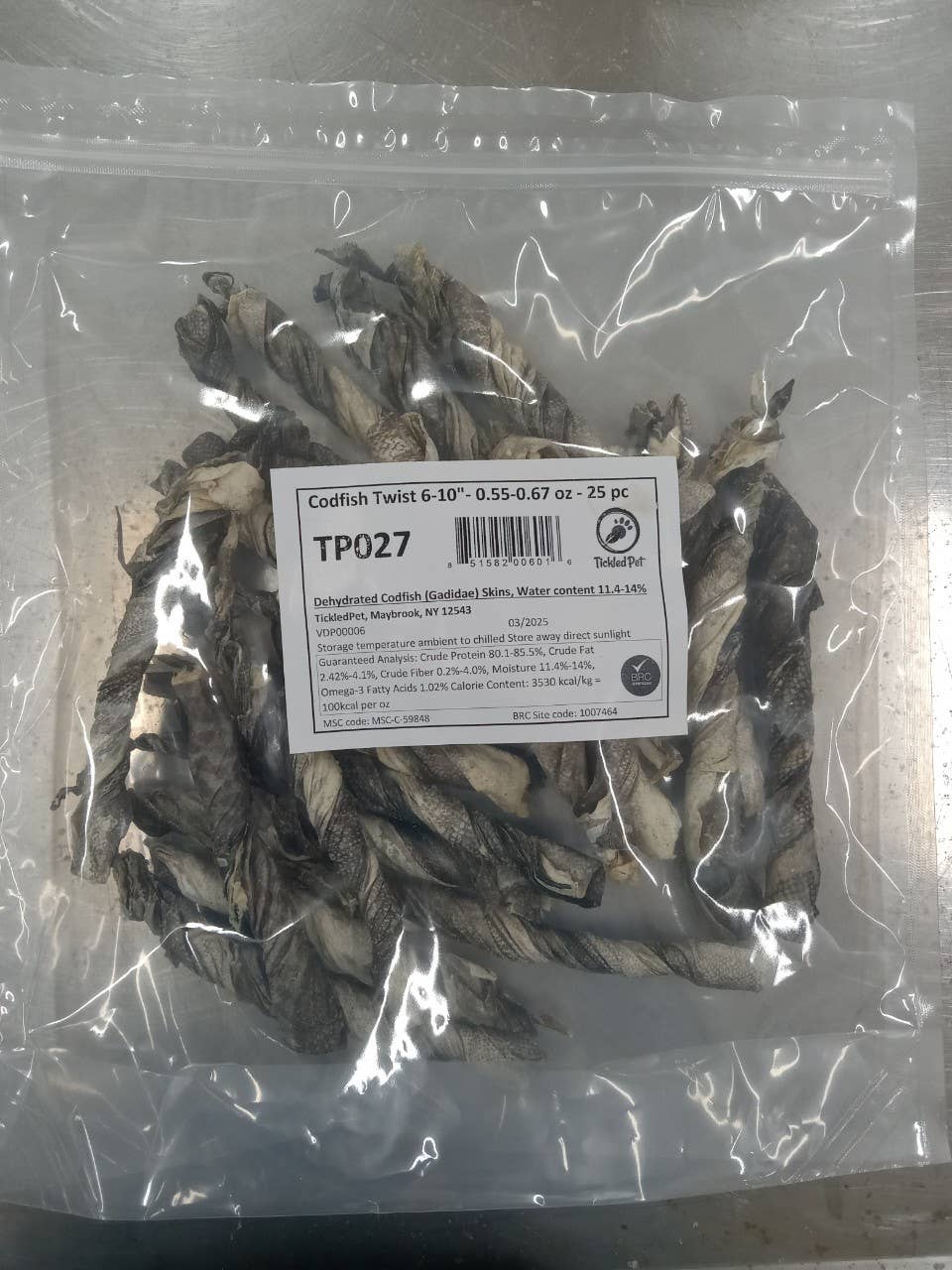 Codfish Skin Rolls 6-10 inch