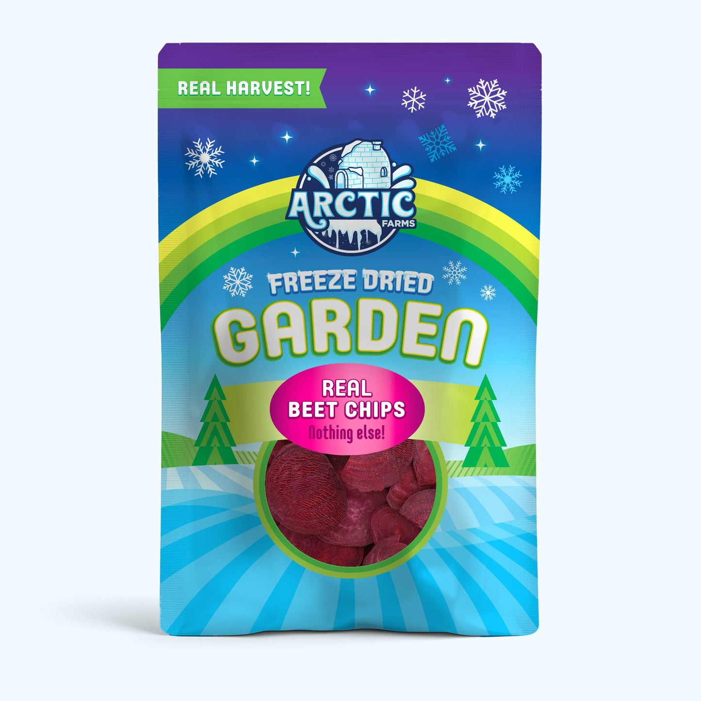 Arctic Farms Garden Freeze Dried Red Beet Chips -Real Veggie
