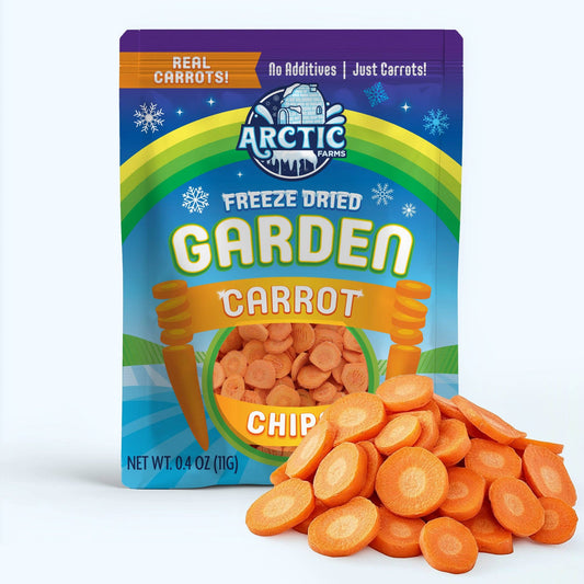 Arctic Farms Garden Freeze Dried Carrot Chips (Real Veggie)