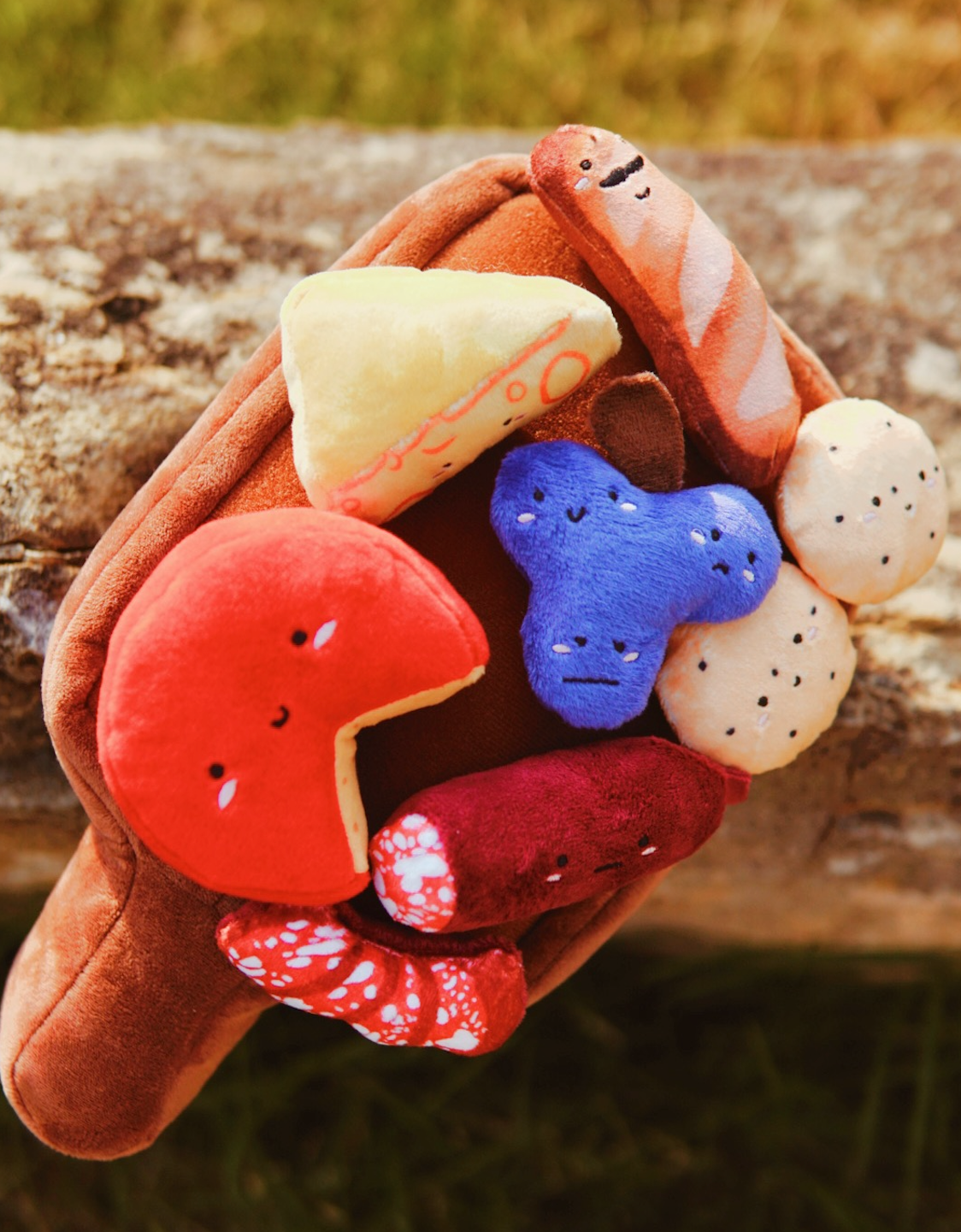 Barkuterie Board Multipiece Pet Plush Toy Ecofriendly