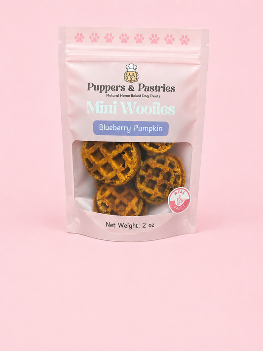 Mini Woofles - Blueberry Pumpkin Waffles