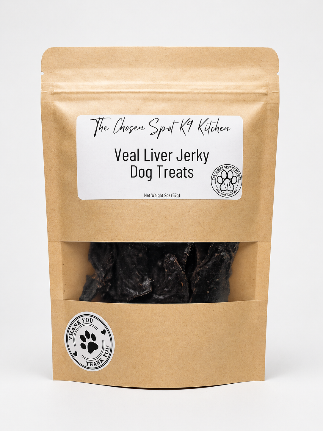 Veal Liver Jerky🥩 Handmade Organic Gluten-Free & Grain-Free Dog Treats
