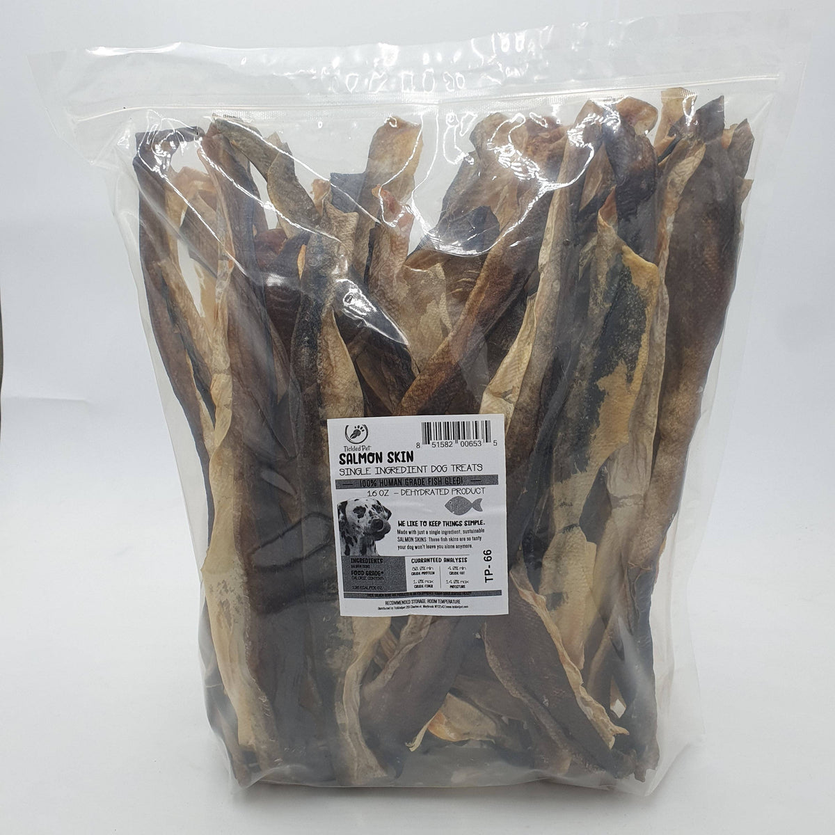 Salmon skin  16" long, (each) Dog Treats
