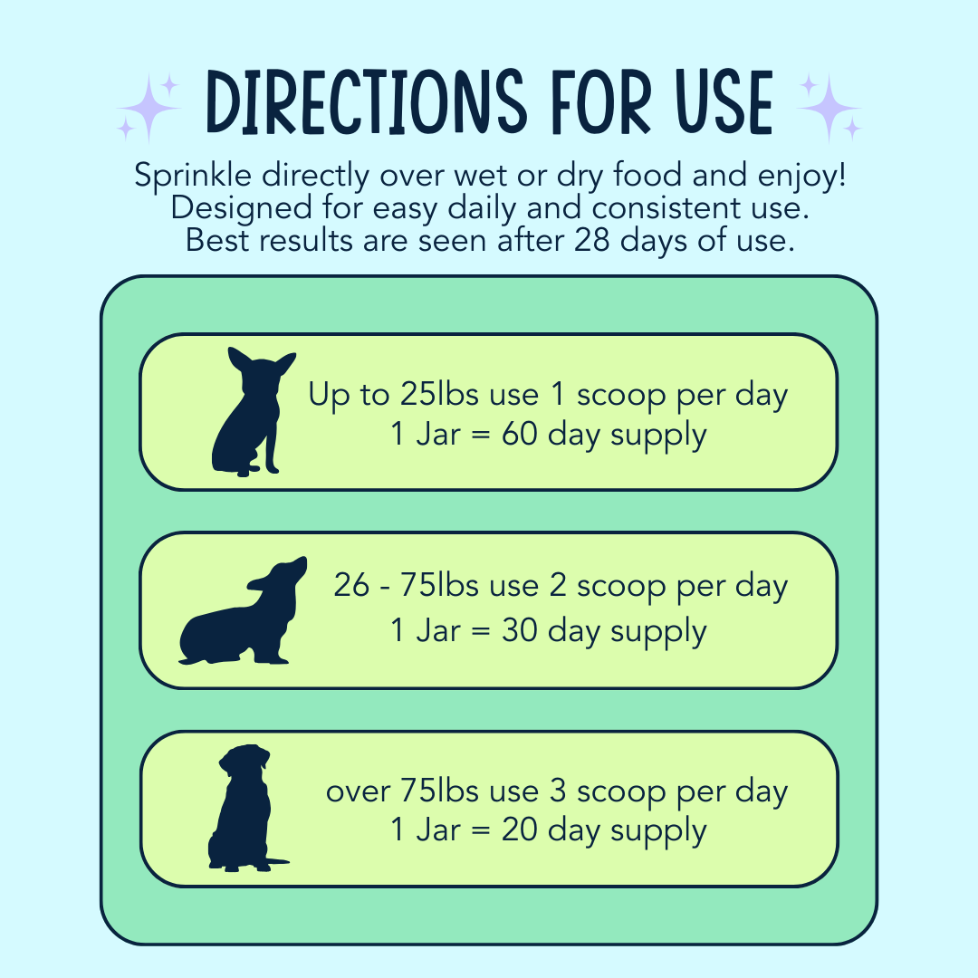 Dental Dust Dental Powder for Dogs - 60 Scoops
