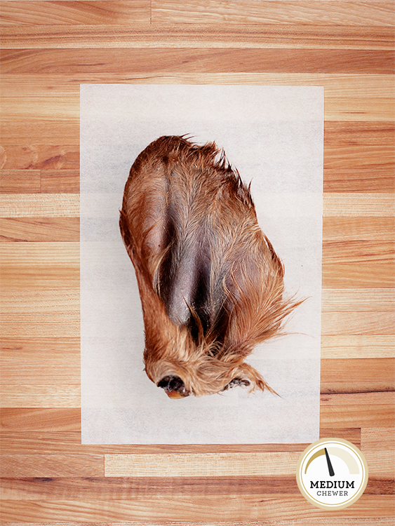 Beef Ear with Hair - Bulk Chew - All-Natural Dog Treats