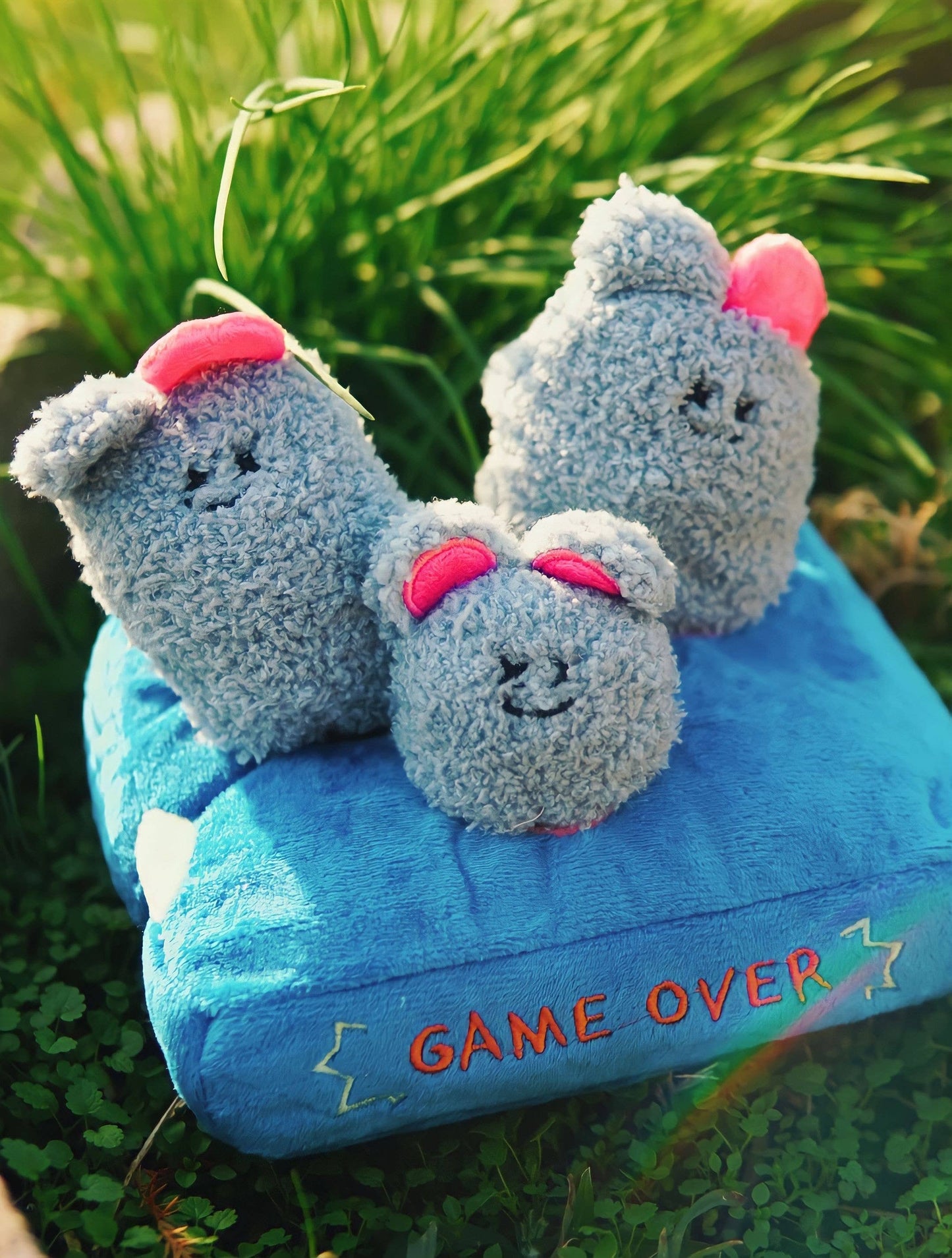 Whack-A-Mouse Dog Multi-Piece Plush Toy