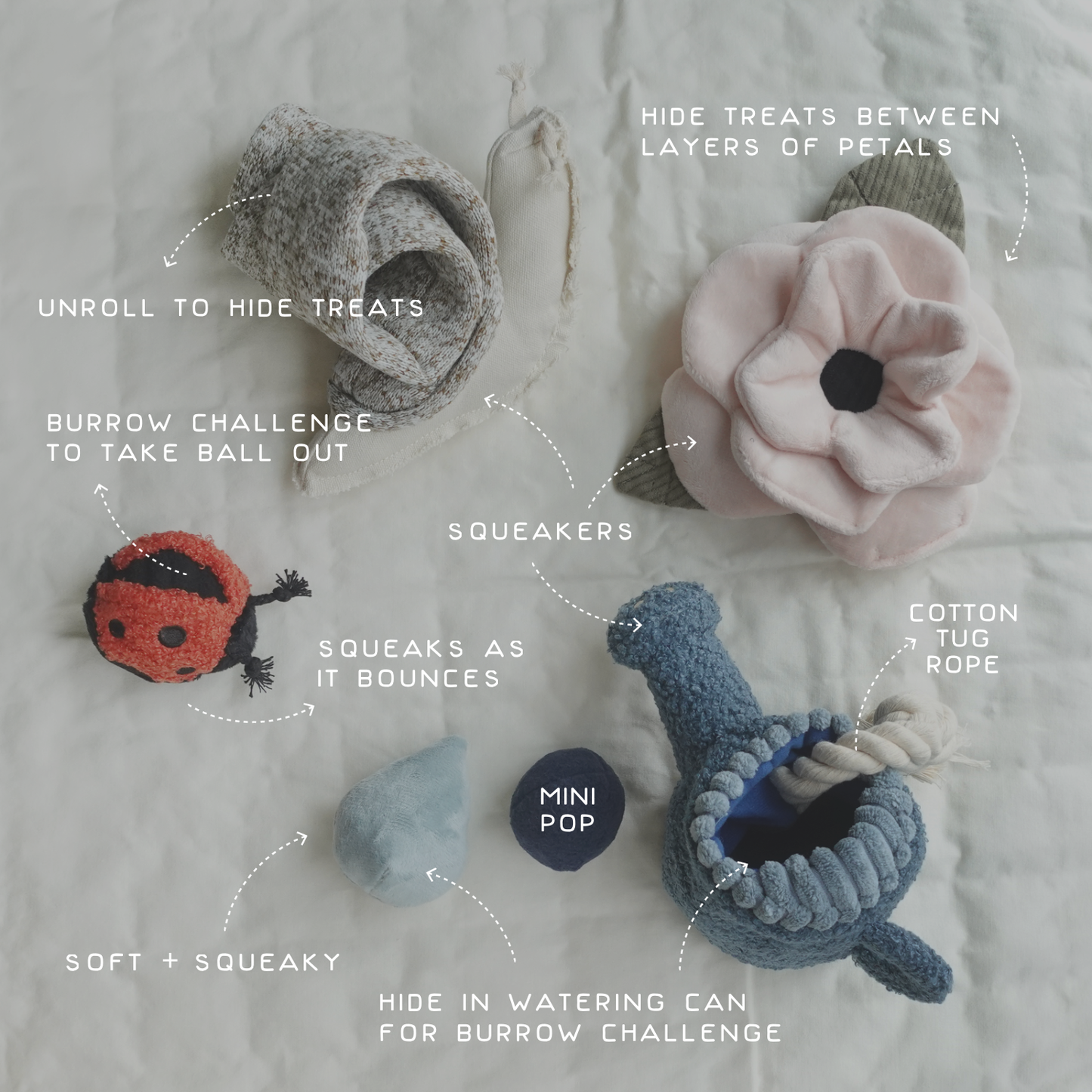 GARDEN SET // ENRICHMENT TOY SET// SNUFFLE TOY