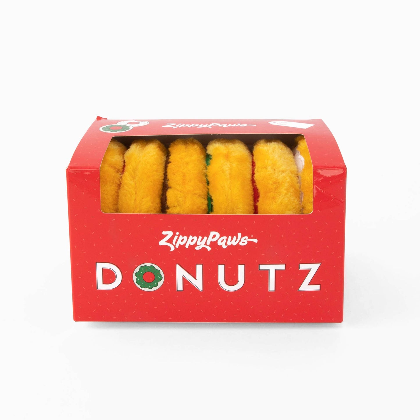 Holiday Mini Donutz - Gift Box (6-pack) - Christmas Dog Toy