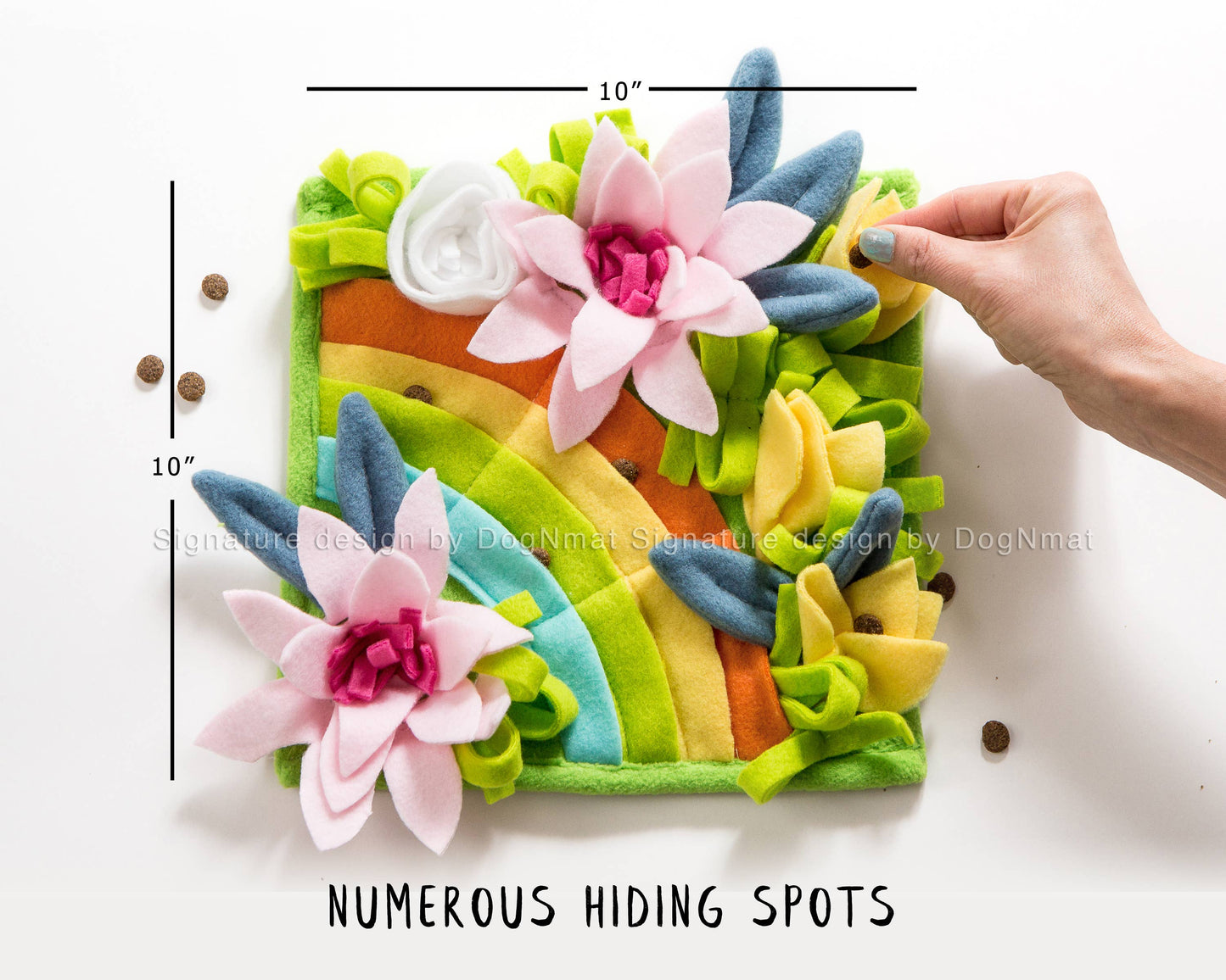 Flower Garden Snuffle Mat-Handmade in USA