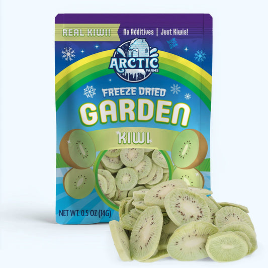 Arctic Farms Garden Freeze Dried Green Kiwi 100% Real Fruit