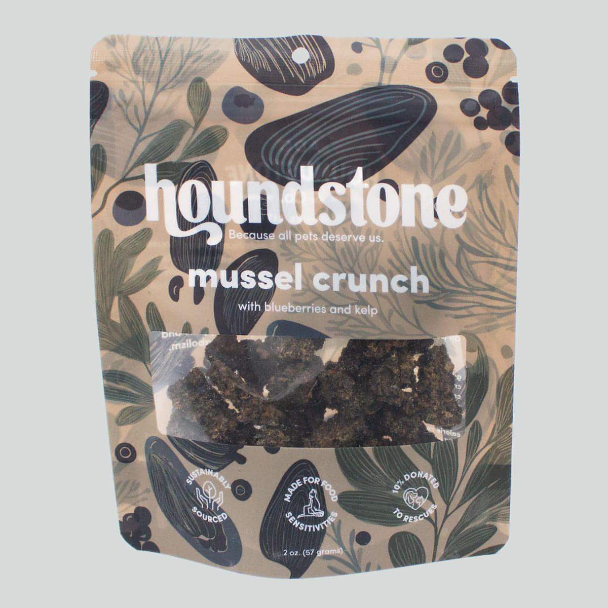 Mussel Crunch | 3 Ingredient Dehydrated Dog Treats for Sensitive Stomachs