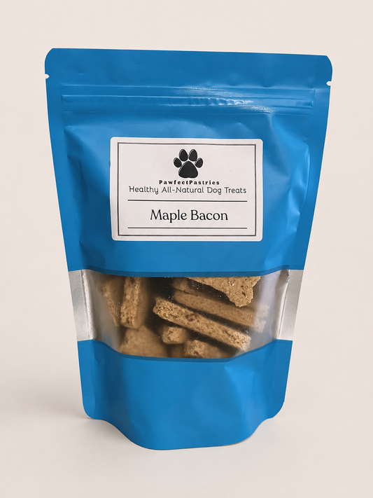 Barkin' Maple Bacon Dog Treats - All Natural - Crunchy