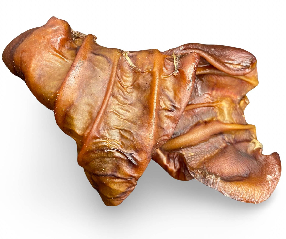 Dehydrated Georgia Pig Ears Dog Treats, 2-Pack