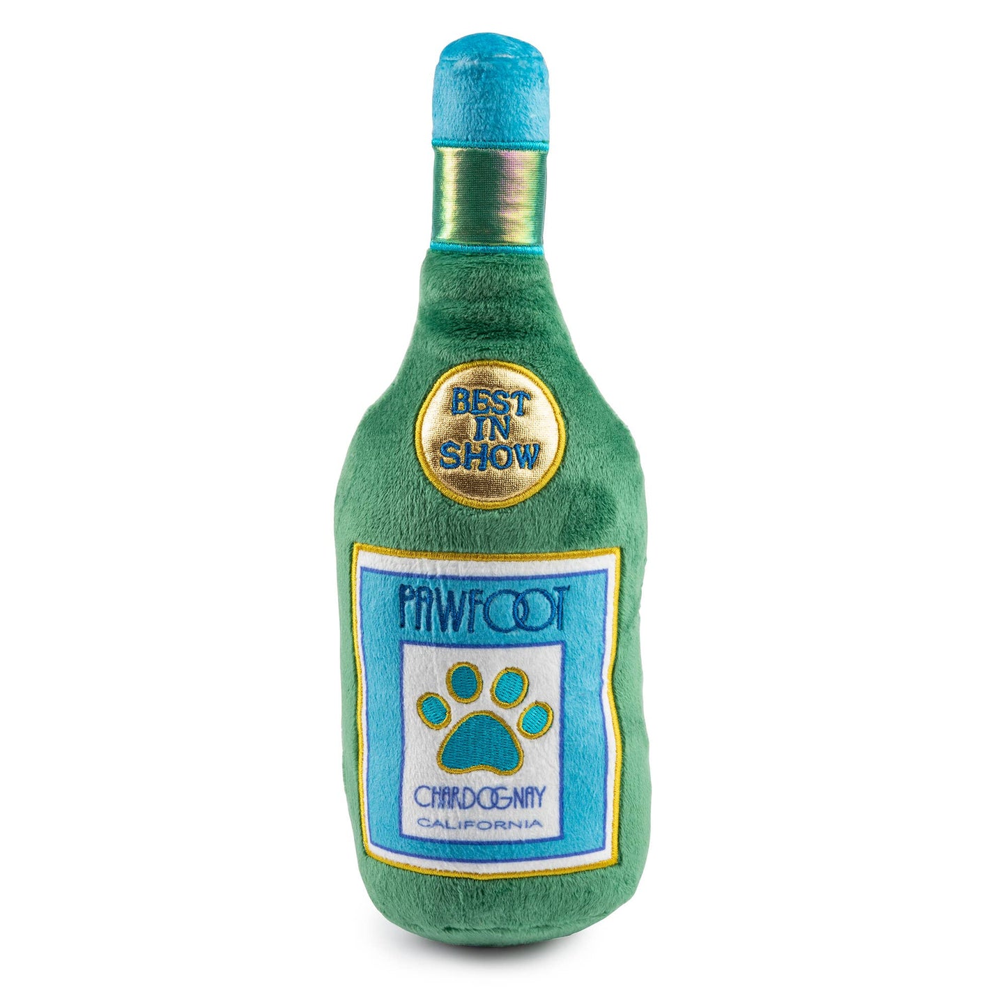 Pawfoot Wine Squeaker Dog Toy