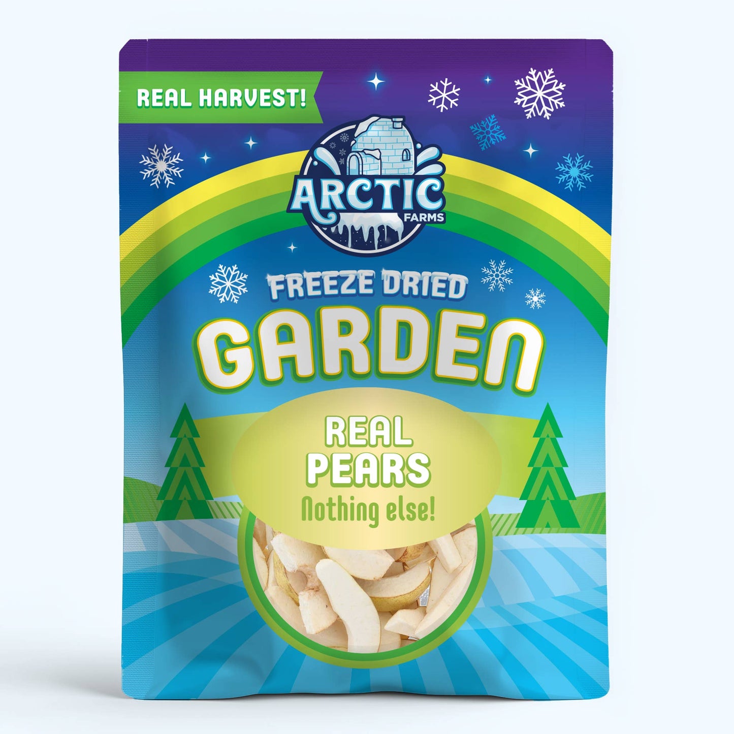Arctic Farms Garden Freeze Dried Pear (100% Real Fruit)