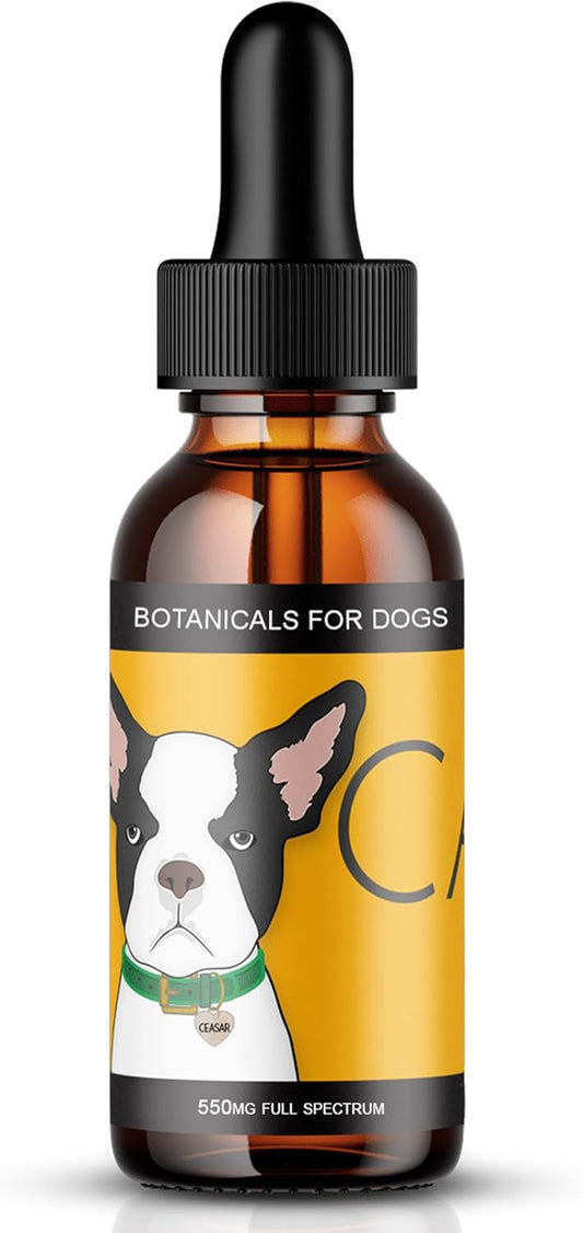 Calm - Hemp Oil for Dogs - Balanced Mood & Behavior - Soothe Nervous, Jumpy, Overly-Reactive Canines - 100% Natural Calming Drops