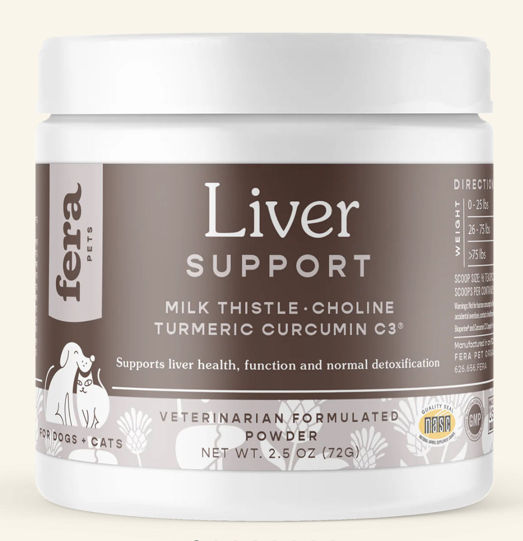 Liver support for dogs and cats