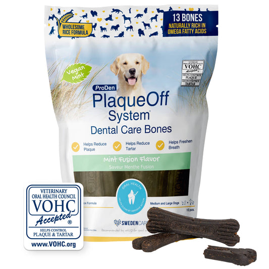 ProDen PlaqueOff® Dental Care Bones - Mint Fusion