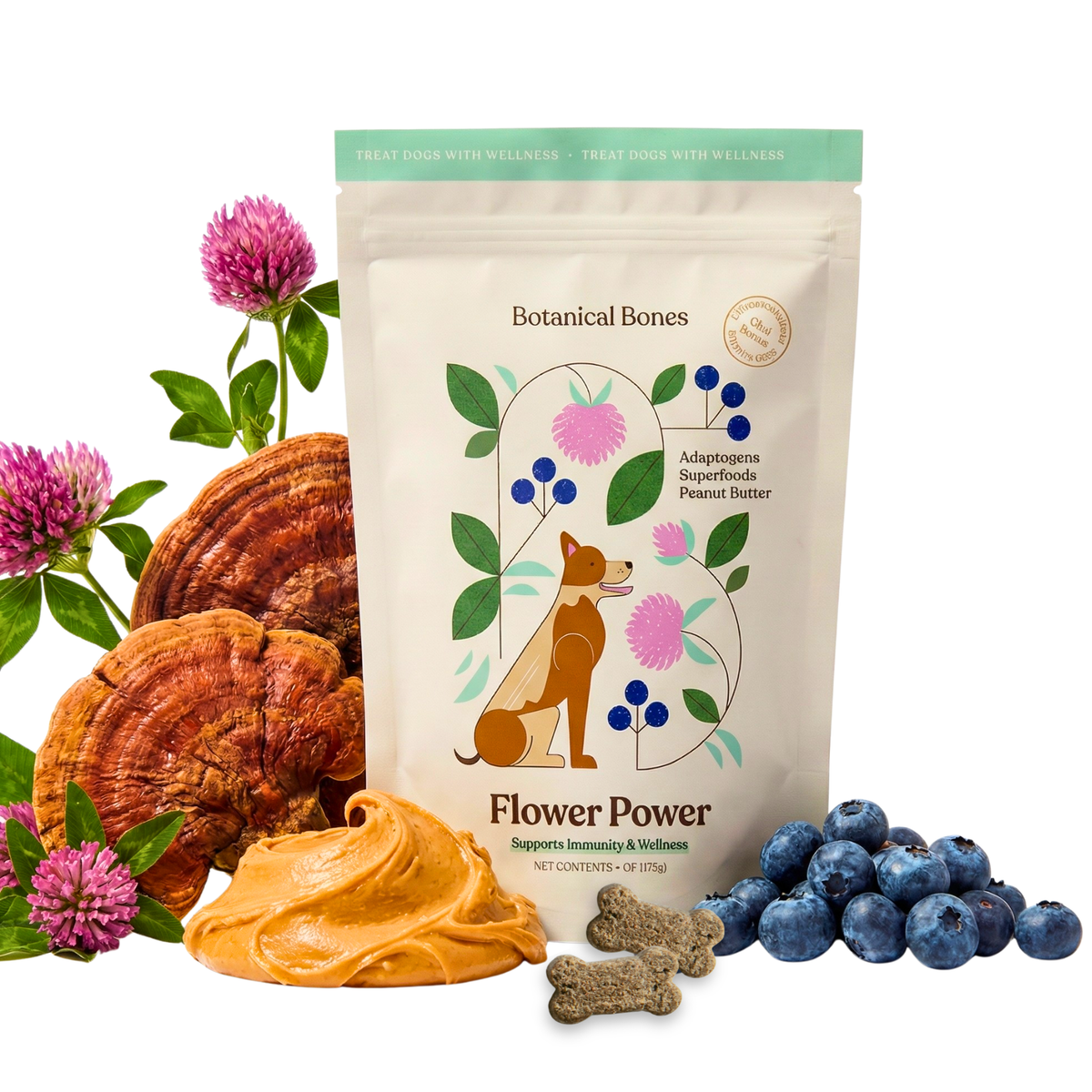 Botanical Bones: Functional Dog Treats.