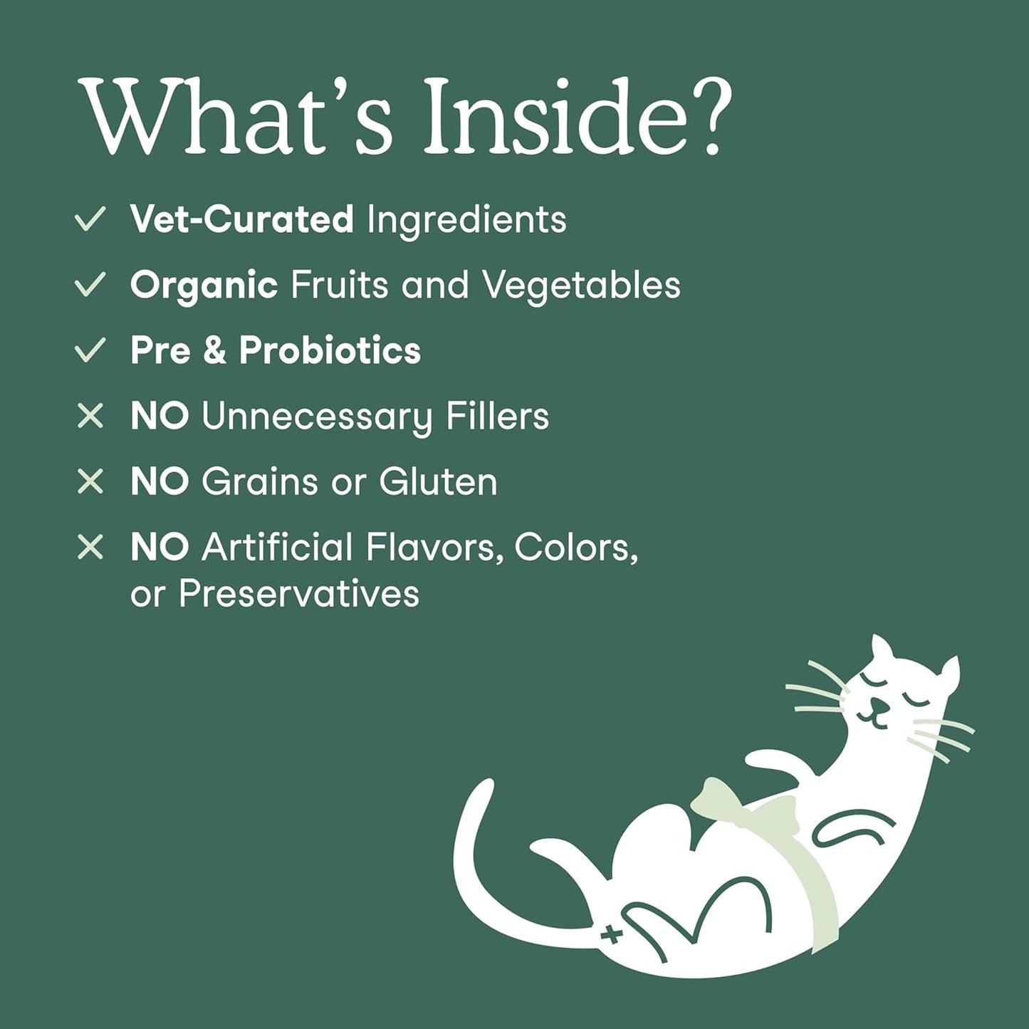 Fera Pet Organics Whole Food Multivitamin Cat and Dog Food Topper - Vet Created Cat & Dog Vitamins Plus Minerals, Micronutrients, Prebiotics and Probiotics – Powder Supplement - 3.7oz