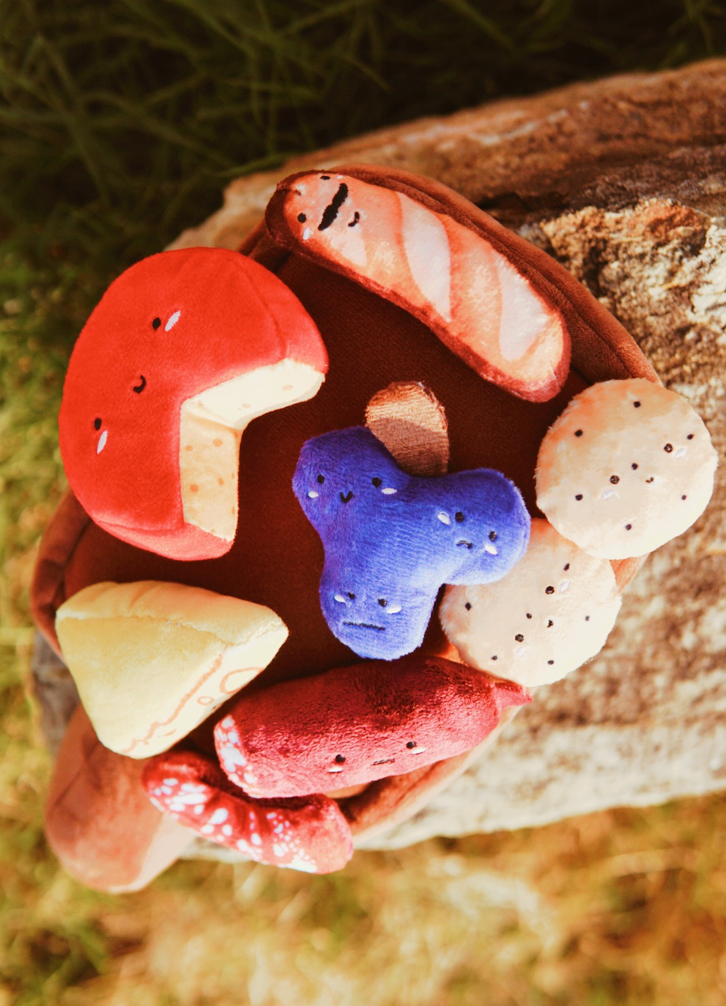 Barkuterie Board Multipiece Pet Plush Toy Ecofriendly