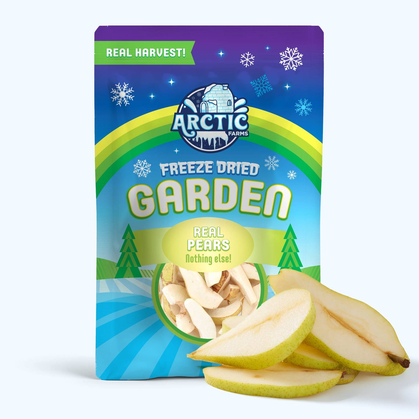 Arctic Farms Garden Freeze Dried Pear (100% Real Fruit)