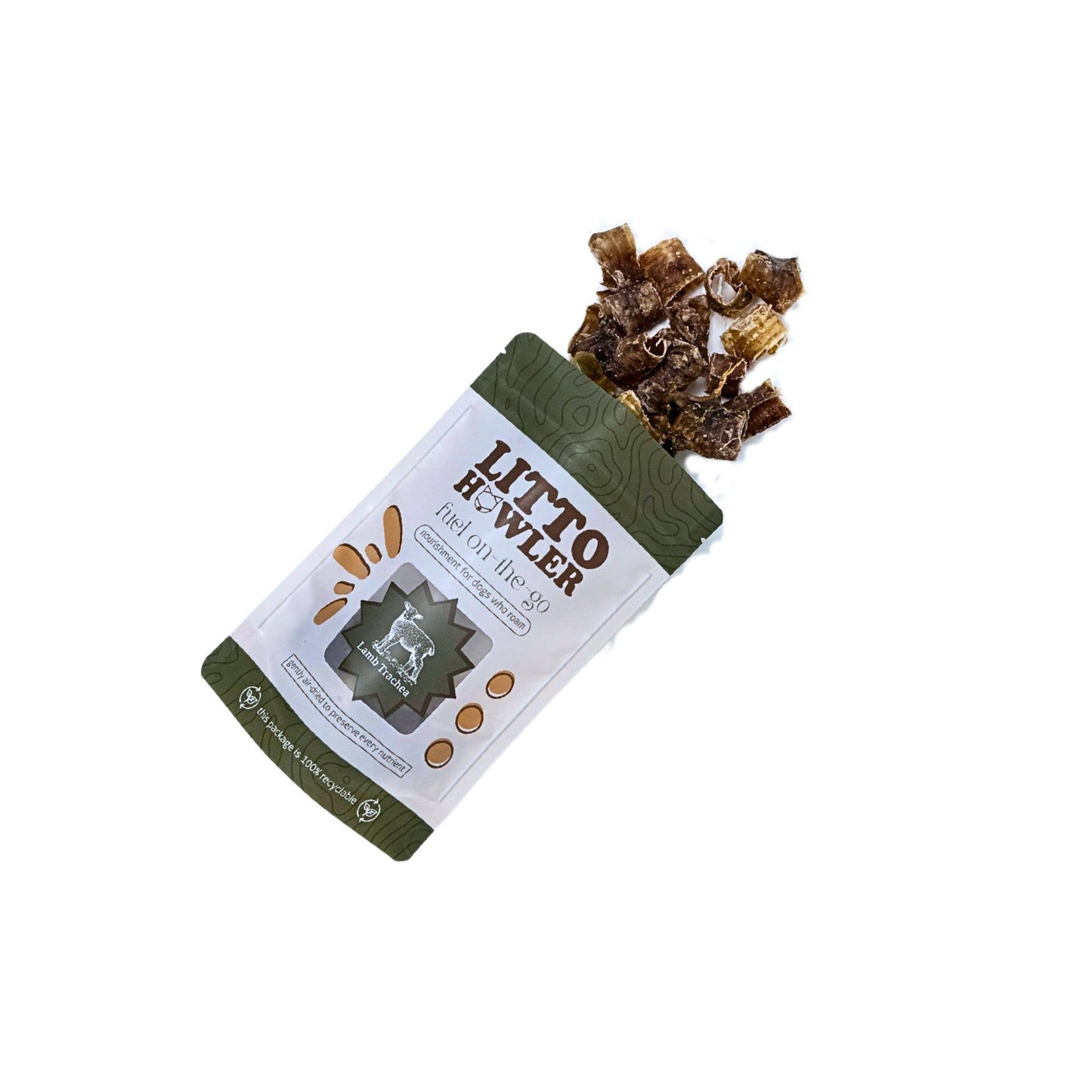 Dehydrated Lamb Trachea Rings | 2 oz
