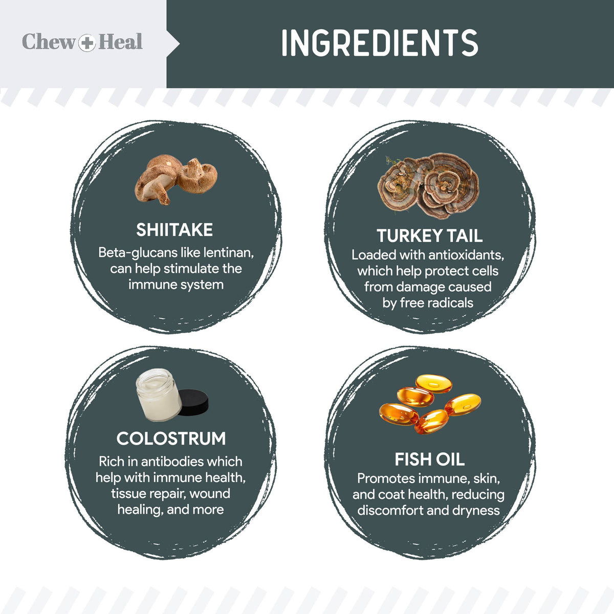 Immune Support Mushroom Complex Soft Chews 90ct.