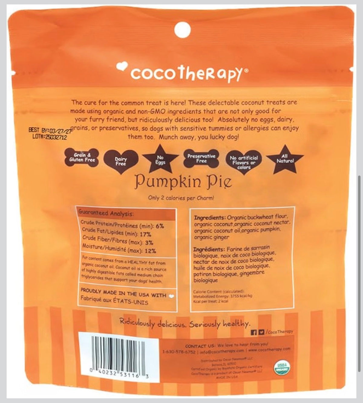 Coco Charms- Pumpkin Pie!