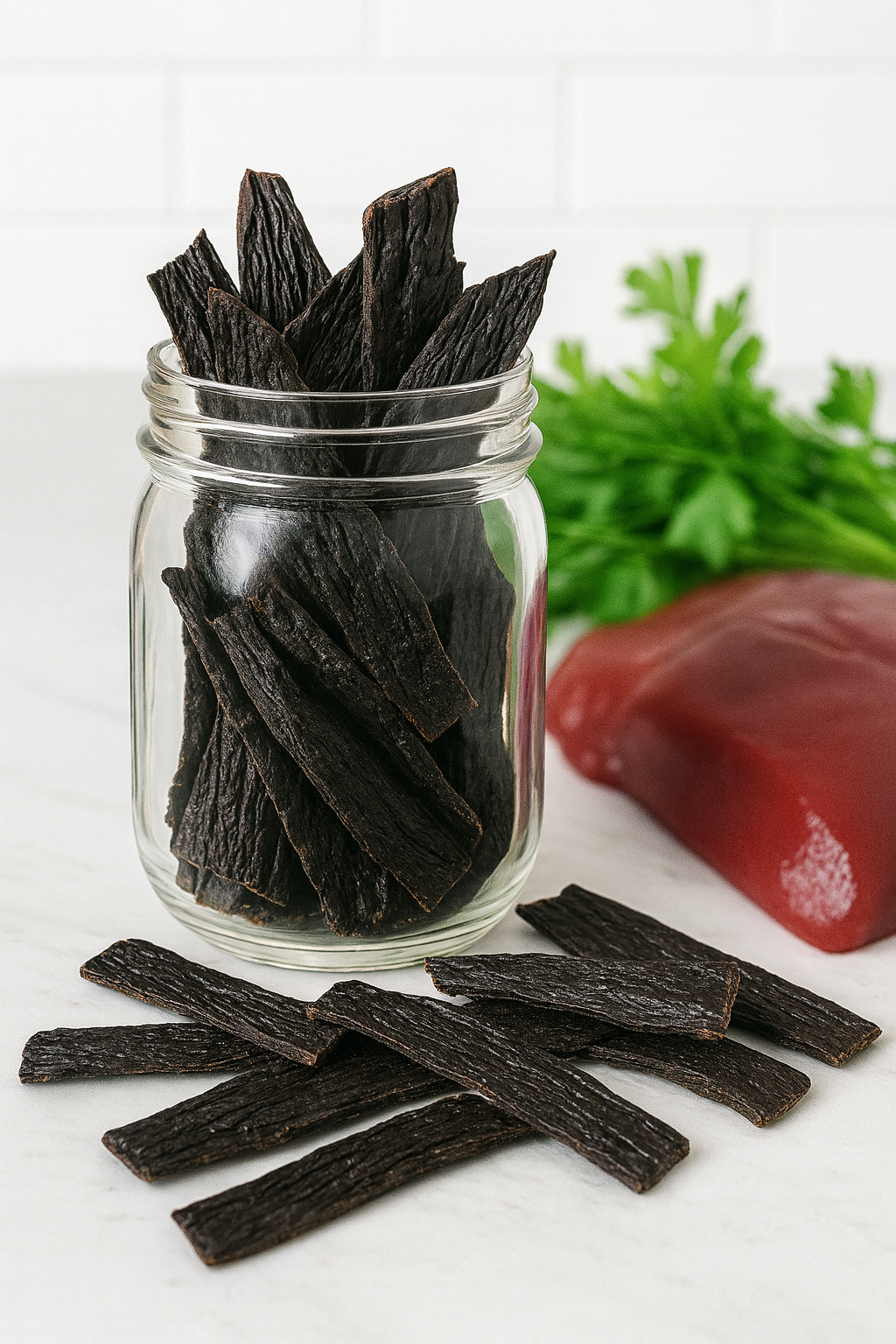 Veal Liver Jerky🥩 Handmade Organic Gluten-Free & Grain-Free Dog Treats