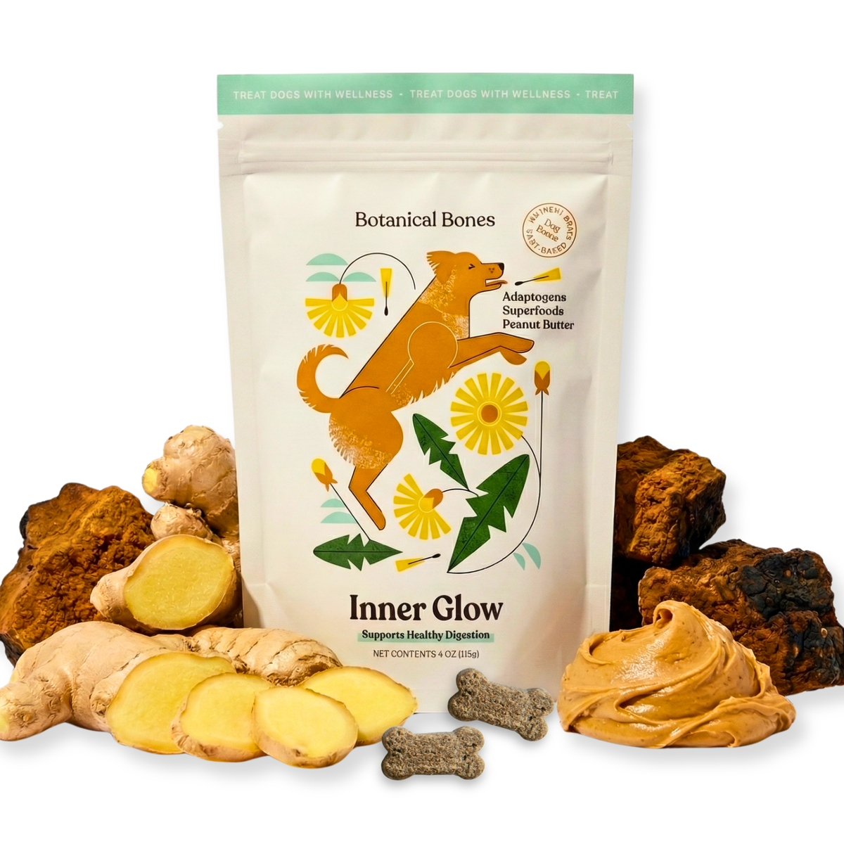 Botanical Bones: Functional Dog Treats.