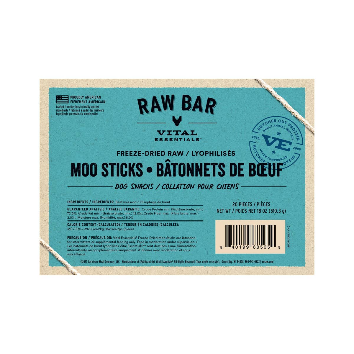 Vital Essentials RAW BAR FD Raw Moo stick (1)