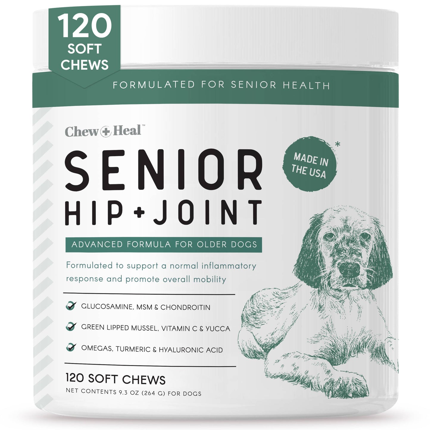 Senior Advanced Hip and Joint Soft Chews - Upgraded Formula
