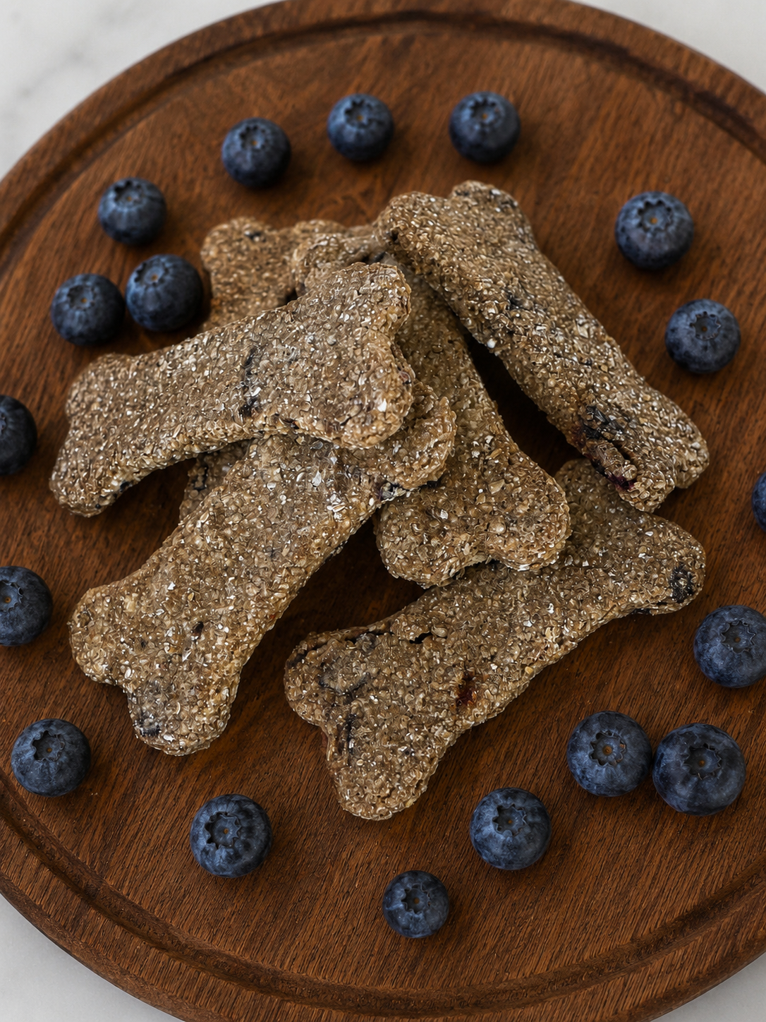 Blueberry Barkies Dog Treats - All Natural - Crunchy